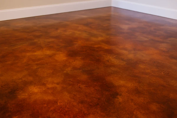 a red epoxy floor from ES Concrete Solutions in San Antonio, TX - San Antonio TX