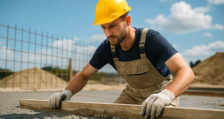 a male concrete worker spreading fresh cement on rebared ground from ES Concrete Solutions in Round Rock, TX - Sidewalk Repair a male concrete worker spreading fresh cement on rebared ground from ES Concrete Solutions in Round Rock, TX - Sidewalk Repair